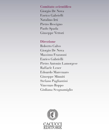 Rivista Diritto Privato